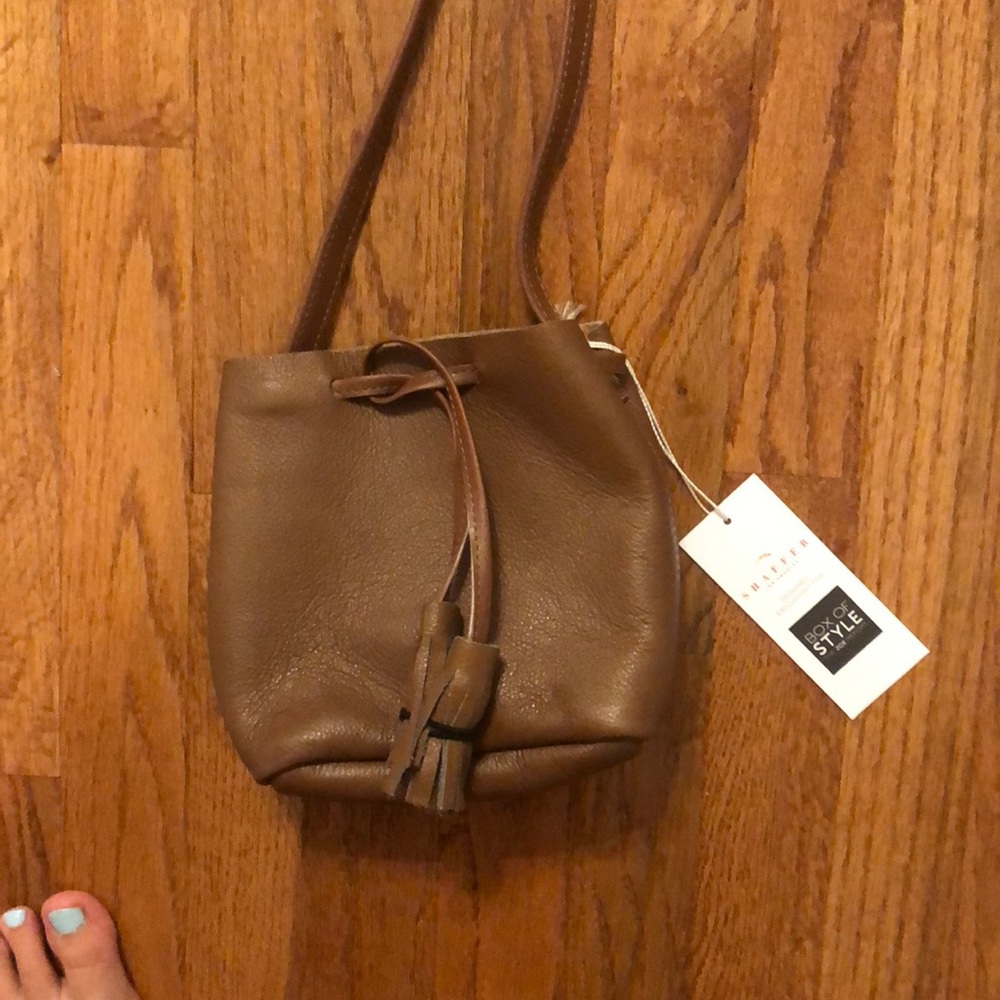 Shaffer Los Angeles Brown Bucket Bag